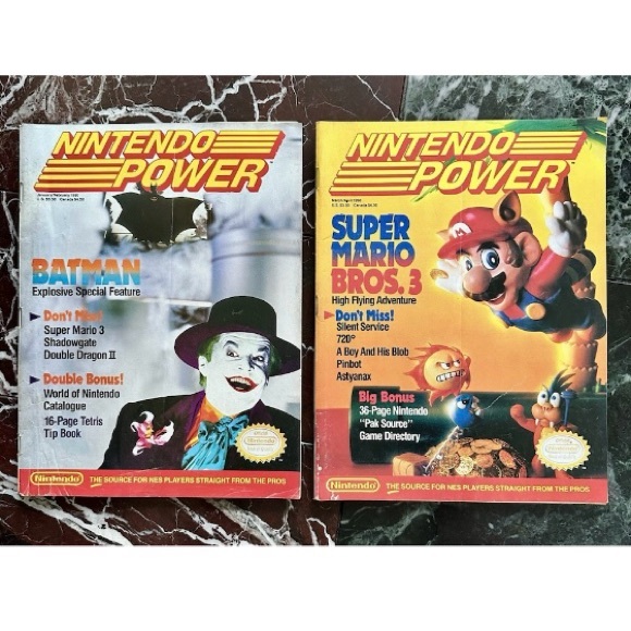 NINTENDO POWER MAGAZINES JAN/FEB MAR/APR 1990 BATMAN SUPER MARIO BROS no posters - Picture 1 of 11